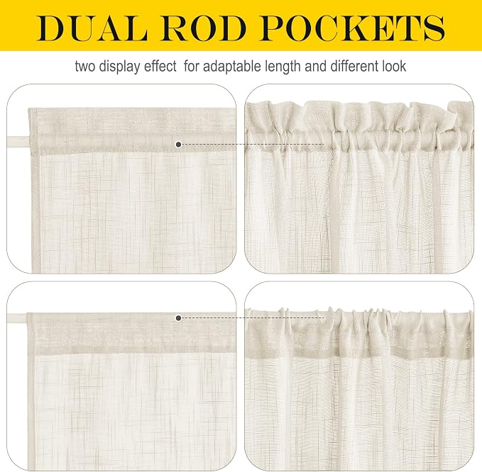 NICETOWN French Door Curtain - Image 3