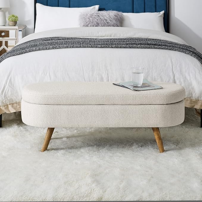 Storage Bench, Upholstered Entryway Benches - Image 6