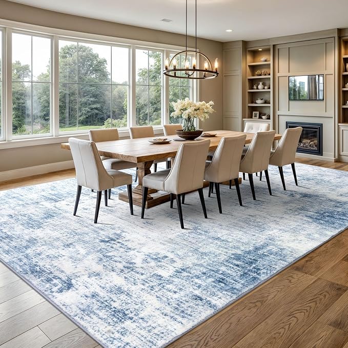 IOHOUZE Abstract Area Rugs 9x12 Ft Washable Large Rugs - Image 2