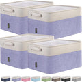 BALEINE 4 Pack Fabric Storage Bins by BALEINE