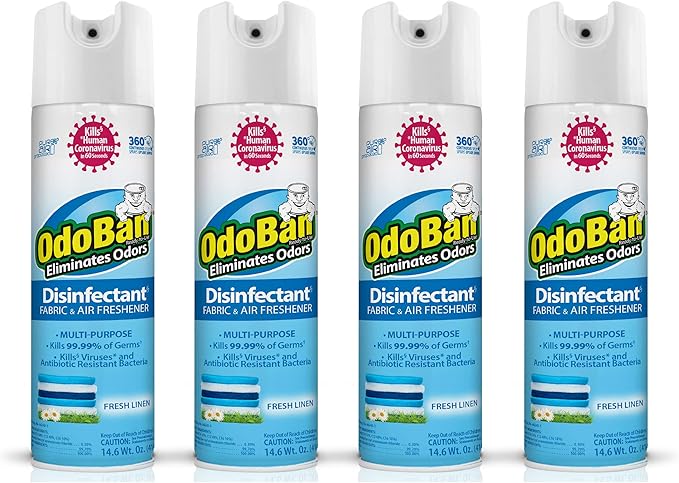OdoBan Ready-to-Use 360-Degree Continuous Spray Disinfectant and Harsh Aroma by OdoBan
