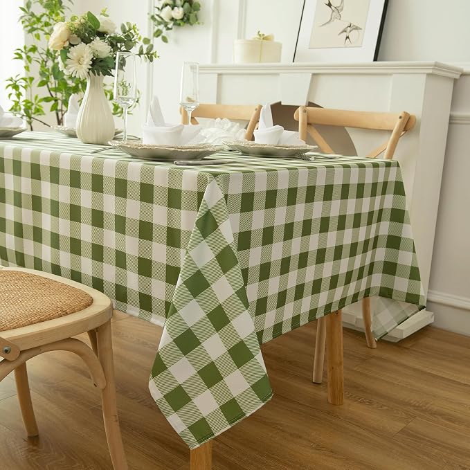 Classic Gingham Tablecloth Fabric - Image 3