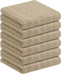 Homaxy 100% Cotton Terry Kitchen Towels, Checkered Designed, Soft and Super by Homaxy