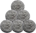 Stainless Steel Scrubber Scrubbing Scouring Pad Sponges Clean Pot Pan and Steel by GUEICN