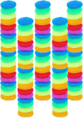 100 Pcs Plastic Dish Scrubbers, Reusable Non-Scratch Nylon Scouring Pads Bulk by SeewtLice
