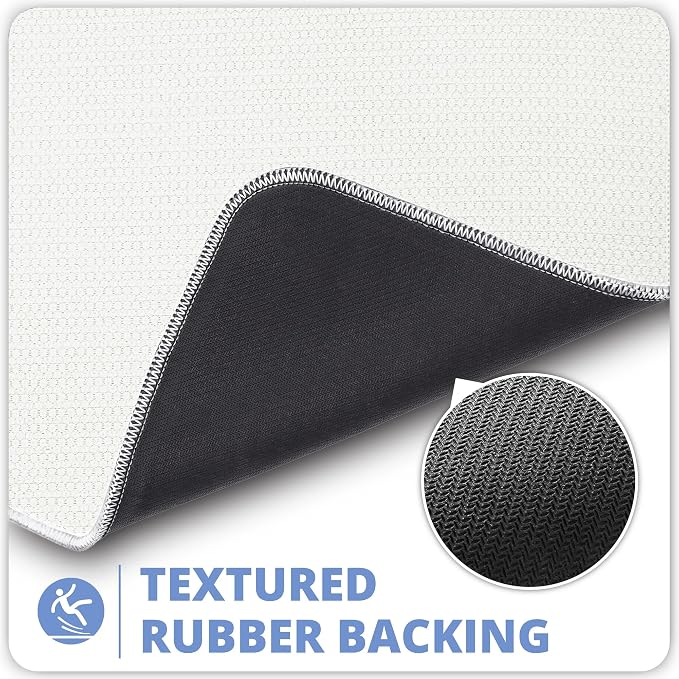 Toilet Rugs U Shaped Bathroom Rug, Machine Washable Non Slip Quick Dry Super - Image 4