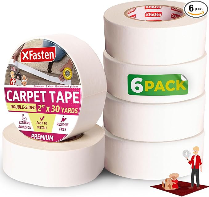 XFasten Double Sided Carpet Tape by XFasten