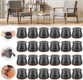 24PCS Upgraded Silicone Chair Leg Floor Protectors by Violibar
