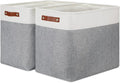 DULLEMELO Extra Large Storage Baskets, Fabric Storage Bins by DULLEMELO