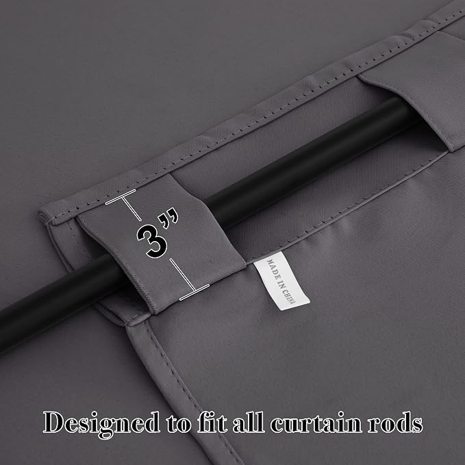 RYB HOME Blackout Curtains for Bedroom - Image 2