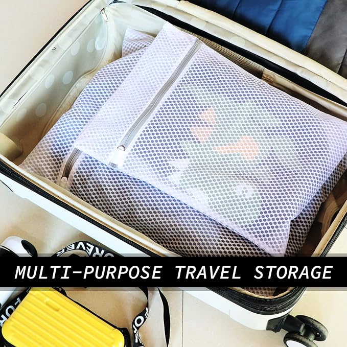 4Pcs Durable Honeycomb Mesh Laundry Bags - Image 6