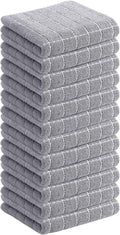 Homaxy 100% Cotton Terry Kitchen Dish Cloths, Ultra Soft and Absorbent Dish by Homaxy