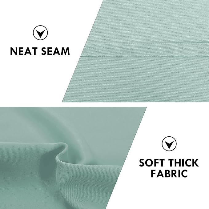 DWCN Blackout Curtains for Living Room Thermal Insulated, Energy Saving & Noise - Image 6