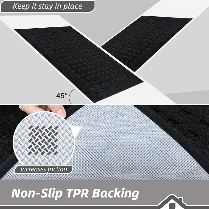 BEQHAUSE Waffle Door Mats Indoor 32"x48", Dog Mat - Image 5