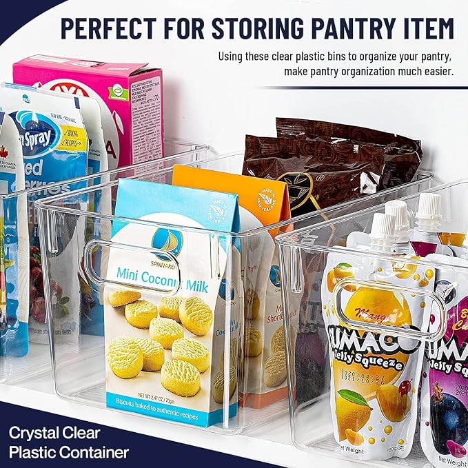 Clear Plastic Storage Bins - Image 3