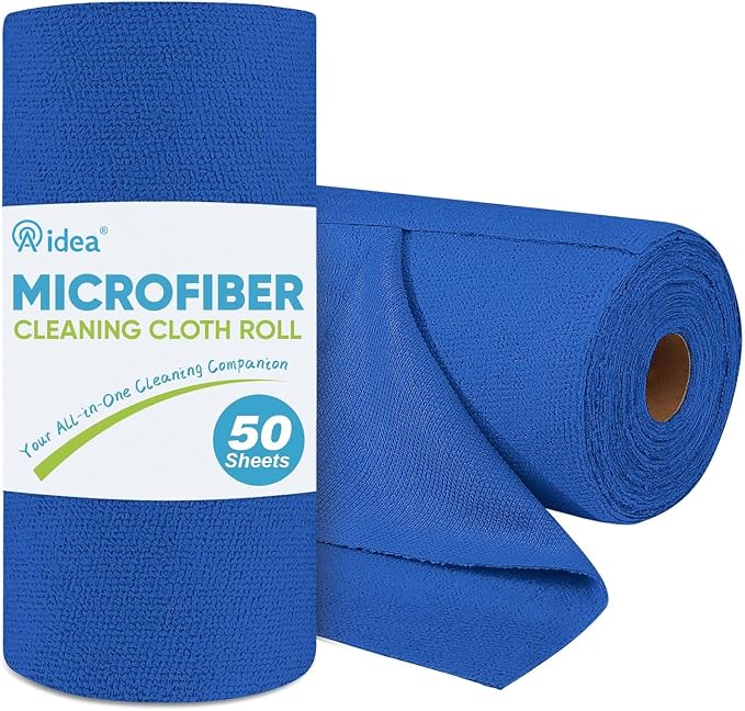 AIDEA Microfiber Cleaning Cloth Roll, Reusable Paper Towels Tear Away Cloth by AIDEAHOME