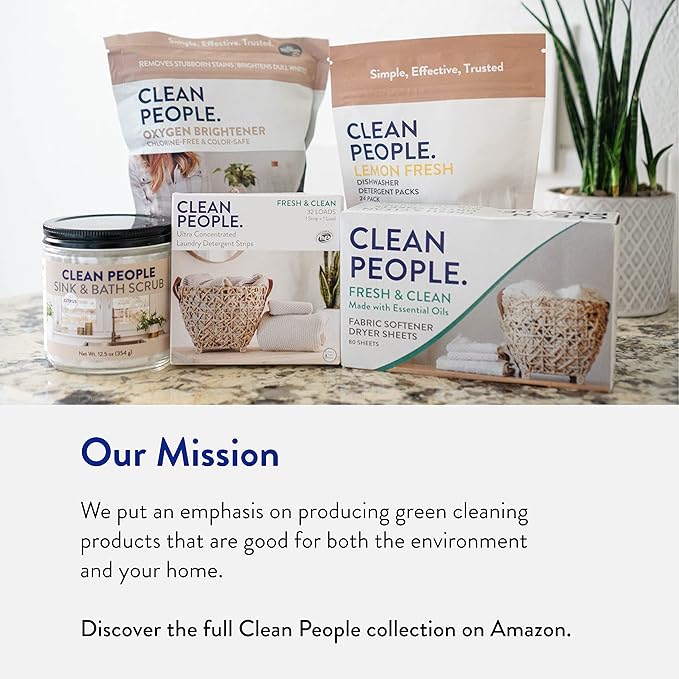 The Clean People Ultra Concentrated Laundry Detergent Pods, Fragrance Free - Image 6