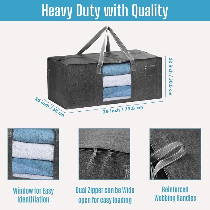 VENO 8 Pack Moving Bags Extra Large Storage Bags - Image 3