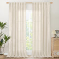 YoungsTex Linen Curtains 90 Inch Length by YoungsTex