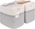 Medium and Large Woven Basket//With Handle, Used by Laughbird