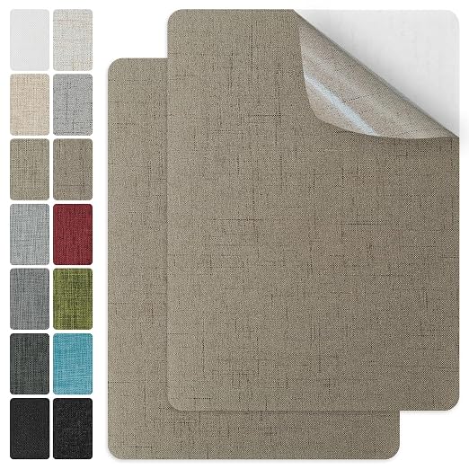 J.CARP 2Pcs Linen Repair Patches, Large Self-Adhesive Fabric Patch by JCARP