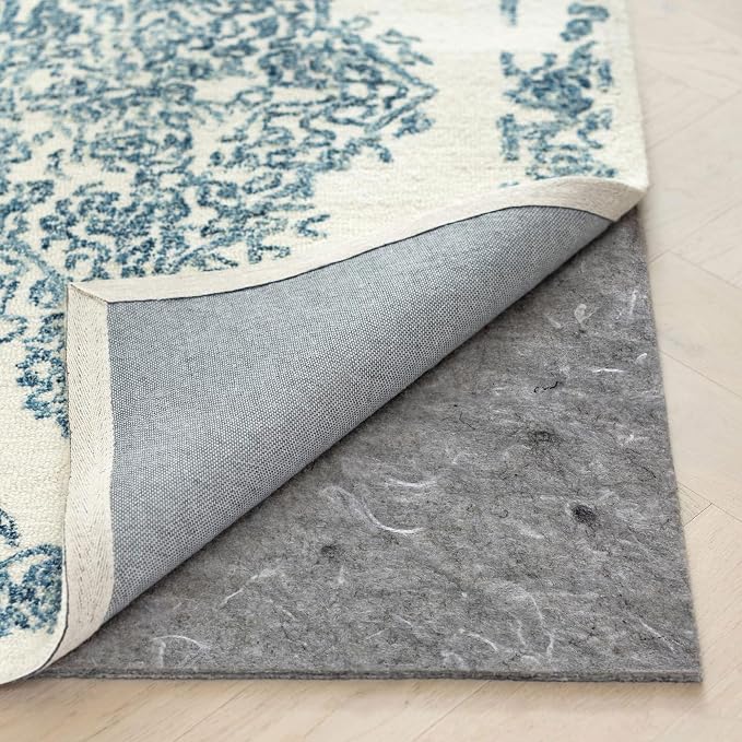 RUGPADUSA - Dual Surface - 6' Square - 1/8" Thick - Felt + Rubber - Non-Slip by RugPadUSA