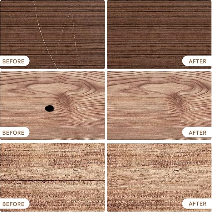 Wood Furniture Repair Kit- 8 Colors Wood Fillers and Touch Up Markers, New - Image 4
