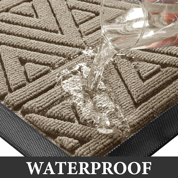 Yimobra Large Door Mat 36x24, All-Weather Waterproof Non-Slip Welcome Matt - Image 6