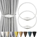 2 Pack Magnetic Curtain Tiebacks Rope Modern Handmade Curtain Tie Backs by CurtianTiebacks
