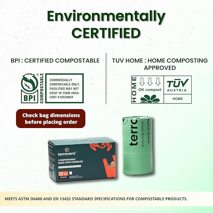13 Gallon Compostable Trash Bags - Image 4