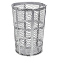 Global Industrial 48 Gallon Outdoor Metal Trash Container, Galvanized by GlobalIndustrial