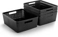 BINO | Woven Plastic Basket | Medium, Space by BINO