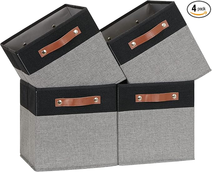 Temary 11 x 11 Cube Storage Bins Fabric Storage Cubes by TEMARY