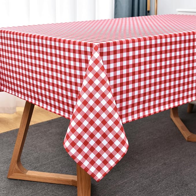 Waterproof Checkered Tablecloth Fabric - Image 8