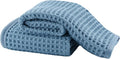 Microfiber Waffle Face Towels, 2 Pieces, Fast Drying, Lint Free by Unknown