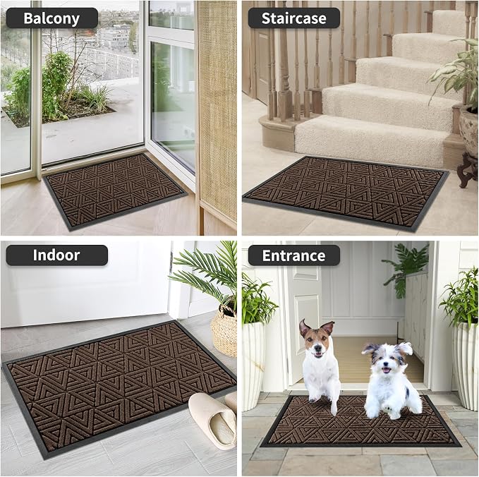 Yimobra Outdoor Mats for Front Door 29.5x17, All-Weather Waterproof Non-Slip - Image 9
