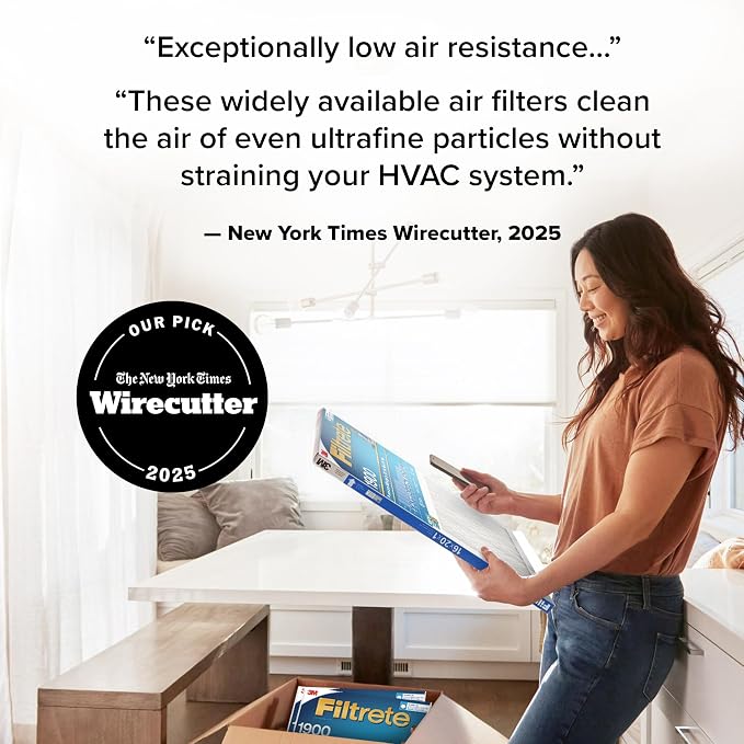 Filtrete 16x20x1 AC Furnace Air Filter, MERV 13, MPR 1900, Premium Allergen - Image 2