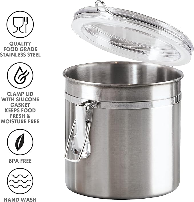 Oggi 36-Ounce Stainless Steel Canister - Image 3