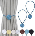 Magnetic Curtain Tiebacks - 12mm Magnetic Tie Backs by SLIFEOW
