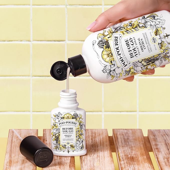 Poo-Pourri Before-You-Go Toilet Spray, Original Citrus, 4 Fl Oz, Bathroom Odor - Image 12