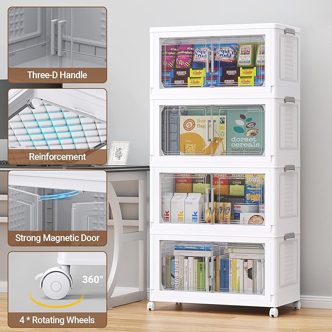 BROVIEW 324 Qt Plastic Storage Bins - Image 4