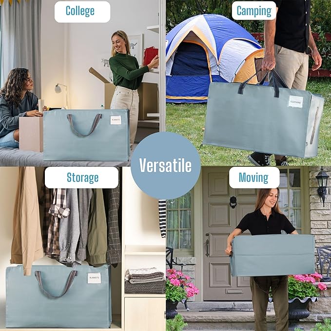 VENO 10 Pack Moving and Storage Bags, Heavy Duty, Alternative to Moving Boxes - Image 7