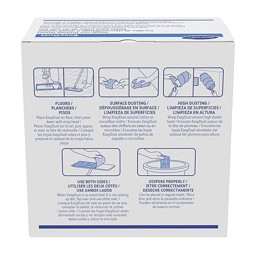 Diversey 9292466 EasyDust Single-use Dusting Sheets, Disposable Multisurface - Image 3