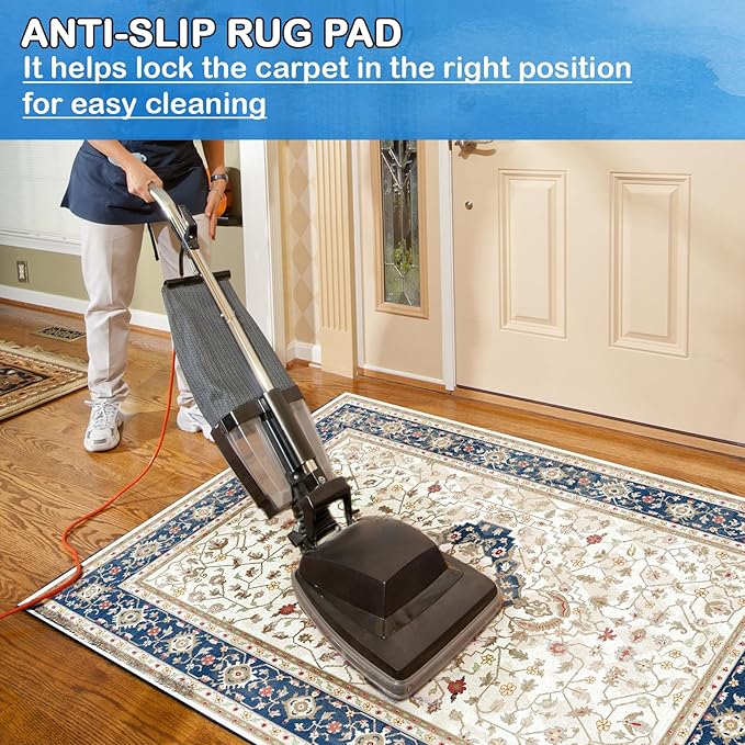 Non-Slip Rug Pads 1/4” Thick, 6x9Ft Waterproof Rugs Non Skid Rug Pad - Image 4