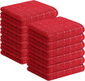 Homaxy 100% Cotton Terry Kitchen Towels, Checkered Designed, Soft and Super by Homaxy