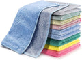 2 in 1 Microfiber Cleaning Cloth Kitchen Towels, Non Scratch Wire Dishcloth by INKHUT