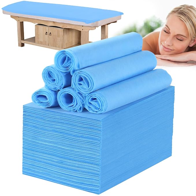 Disposable Bed Sheets for Massage Table 200 Pcs 31" x 71" Waterproof Massage by DSBATH