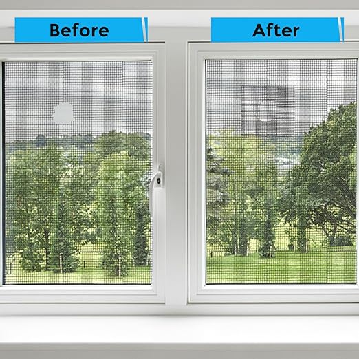 Grey Window Screen Repair Tape, 4IN X 20FT Screen Repair Kit - Image 4