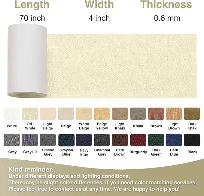 Canvas Repair Tape 4×70 Inch Waterproof Self-Adhesive Fabric Repair Patch - Image 4