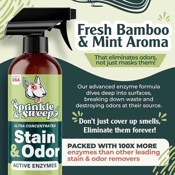 Sprinkle & Sweep Pet Stain and Odor Remover - Image 4